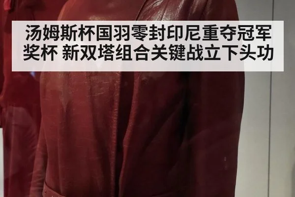 汤姆斯杯国羽零封印尼重夺冠军奖杯 新双塔组合关键战立下头功